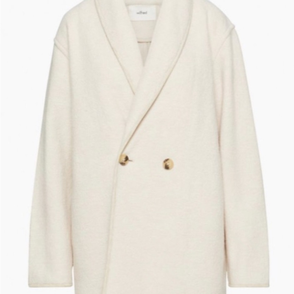 Wilfred Charlize Cream Double-Breasted Women's Coat